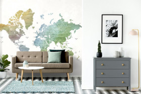 Фотообои World Map 300*280