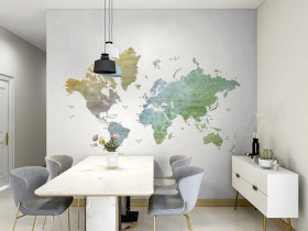 Фотообои World Map 300*280