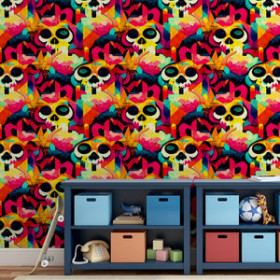 Обои «Skull Graffitil»